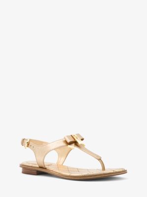 michael kors alice logo sandal