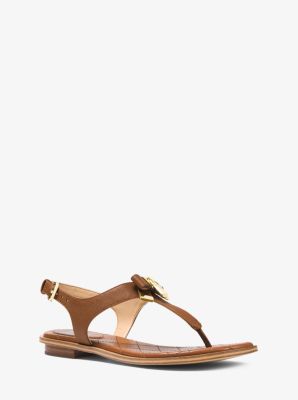 Alice Saffiano Leather Sandal Michael Kors