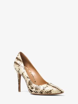 Claire leather pump store michael kors