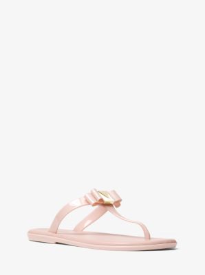 michael kors white jelly sandals