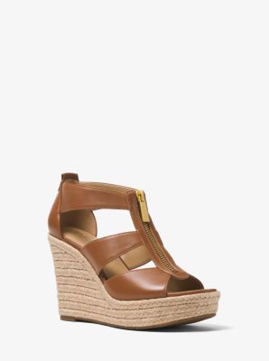 michael kors damita wedge white