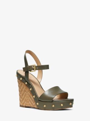 Ellen Leather Wedge | Michael Kors