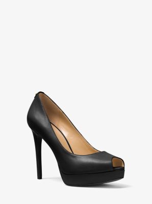 Michael kors peep toe on sale shoes