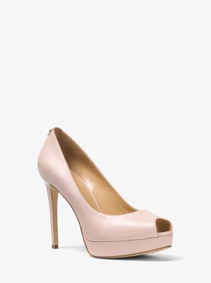 michael kors peep toe