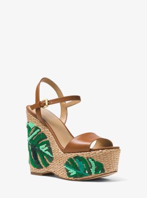 michael kors fisher palm wedge Cheaper 