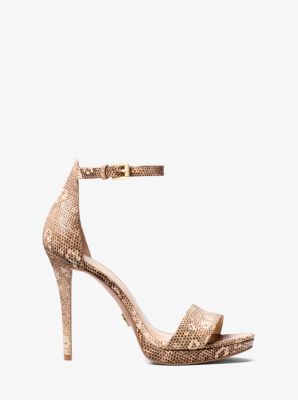 Hutton suede sandal clearance michael kors