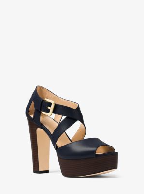 Jodi Leather Platform Sandal