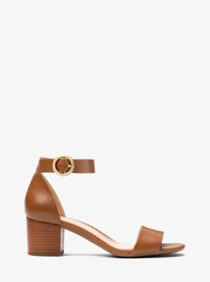 Lena Leather Sandal Michael Kors Canada