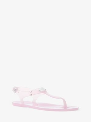michael kors clear jelly sandals