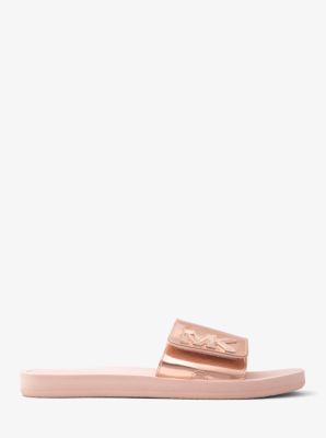 Metallic Slide Sandal
