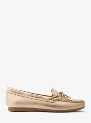 Sutton Metallic Leather Moccasin