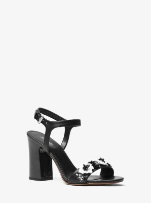 michael kors black high heel boots