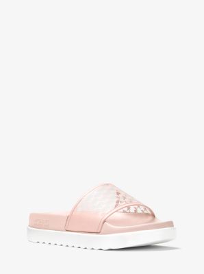 michael kors slides pink