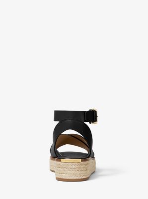 Abbott Leather Espadrille Sandal Michael Kors