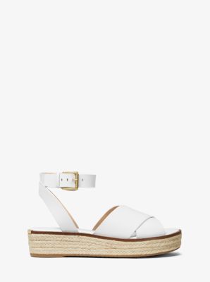 Abbott Leather Espadrille Sandal