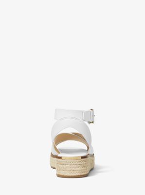 abbott leather espadrille sandal