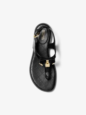 Alice saffiano store leather sandal