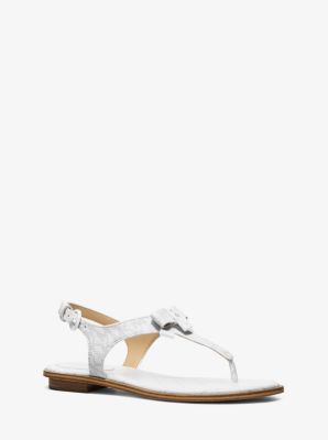 Alice saffiano hot sale leather sandal