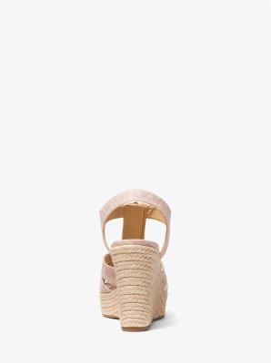 Berkley weave 2024 canvas espadrille wedges