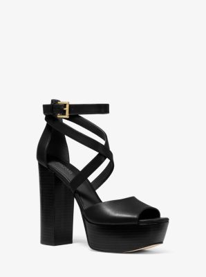 michael kors burke platform sandal