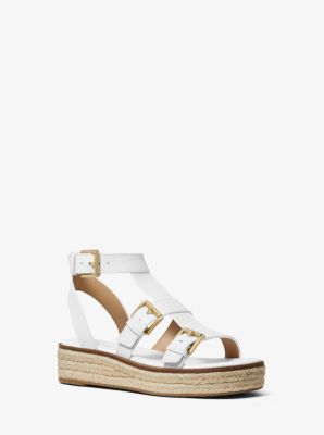 michael kors cunningham leather sandal