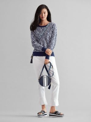 Demi Logo Tape Slide Sandal