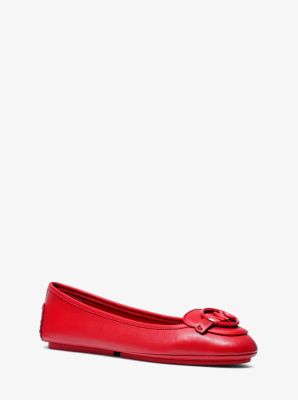 michael kors loafers mens red