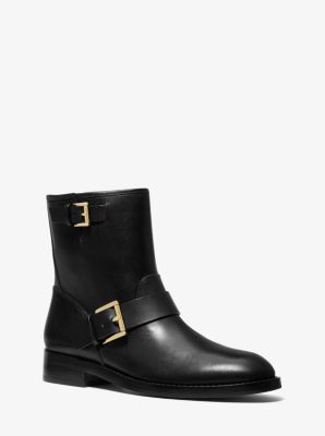 Reeves Leather Moto Boot | Michael Kors