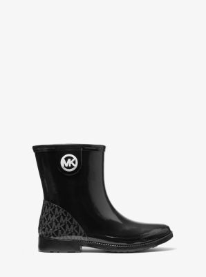 michael kors white rain boots