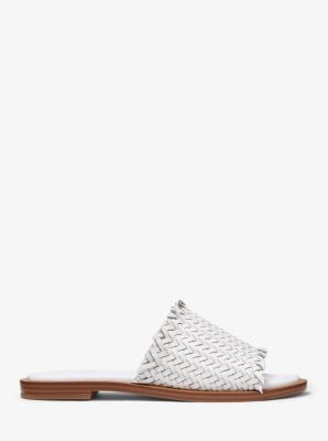 Dee Woven Leather Slide Sandal