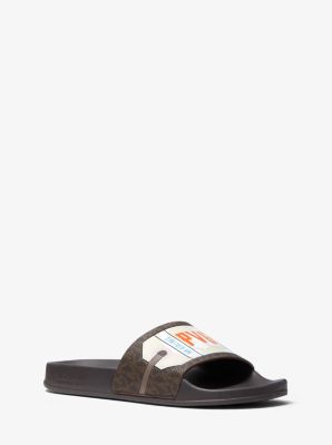 Michael kors deals gilmore studded slides