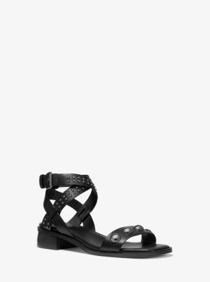 Michael kors studded sandals hot sale