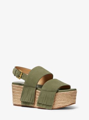 michael kors flatform sandals