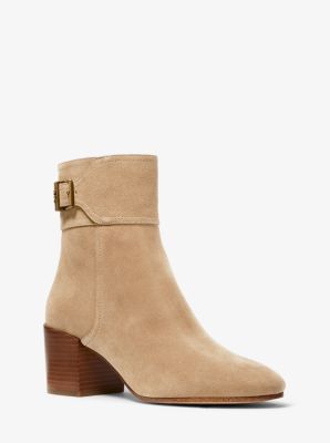 michael kors suede ankle boots