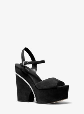 Michael kors deals suede wedges