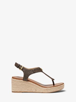 Laney Logo Espadrille Wedge Sandal image number 1