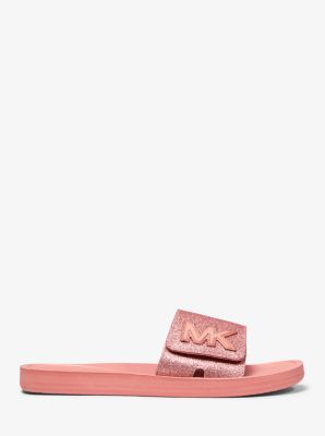 mk glitter slides