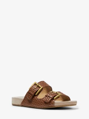 Merritt Woven Slide Sandal Michael Kors Canada