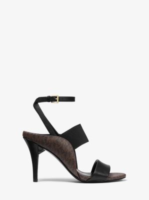 Nora Leather and Logo Sandal