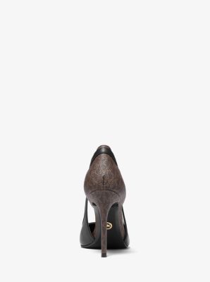 Nora Logo And Leather Pump | Michael Kors