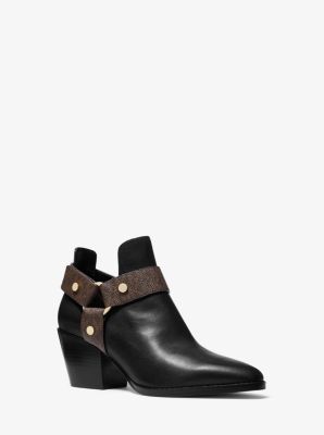 michael kors buckle boots