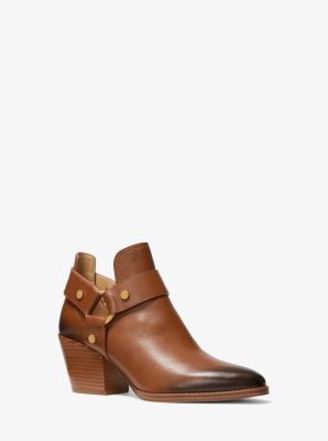 michael kors brown ankle boots