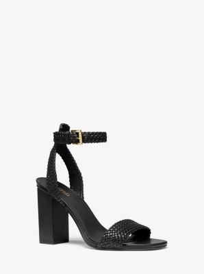 Michael kors petra online leather sandal