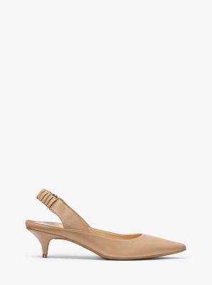 michael kors slingback kitten heels