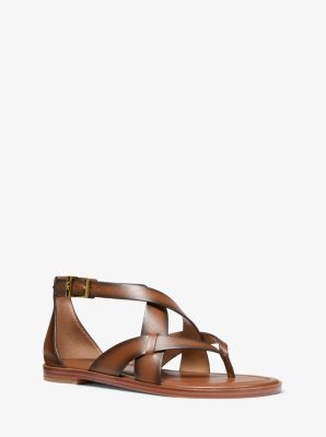 Shaw Burnished Leather Sandal