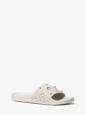 Actualizar 91+ imagen michael kors gilmore studded slides ...