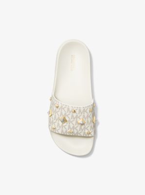 Michael kors gilmore clearance studded slides