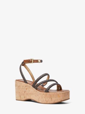 Hazel Logo Wedge Sandal