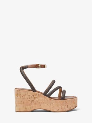 Hazel Logo Wedge Sandal