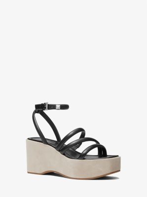 michael kors white platform